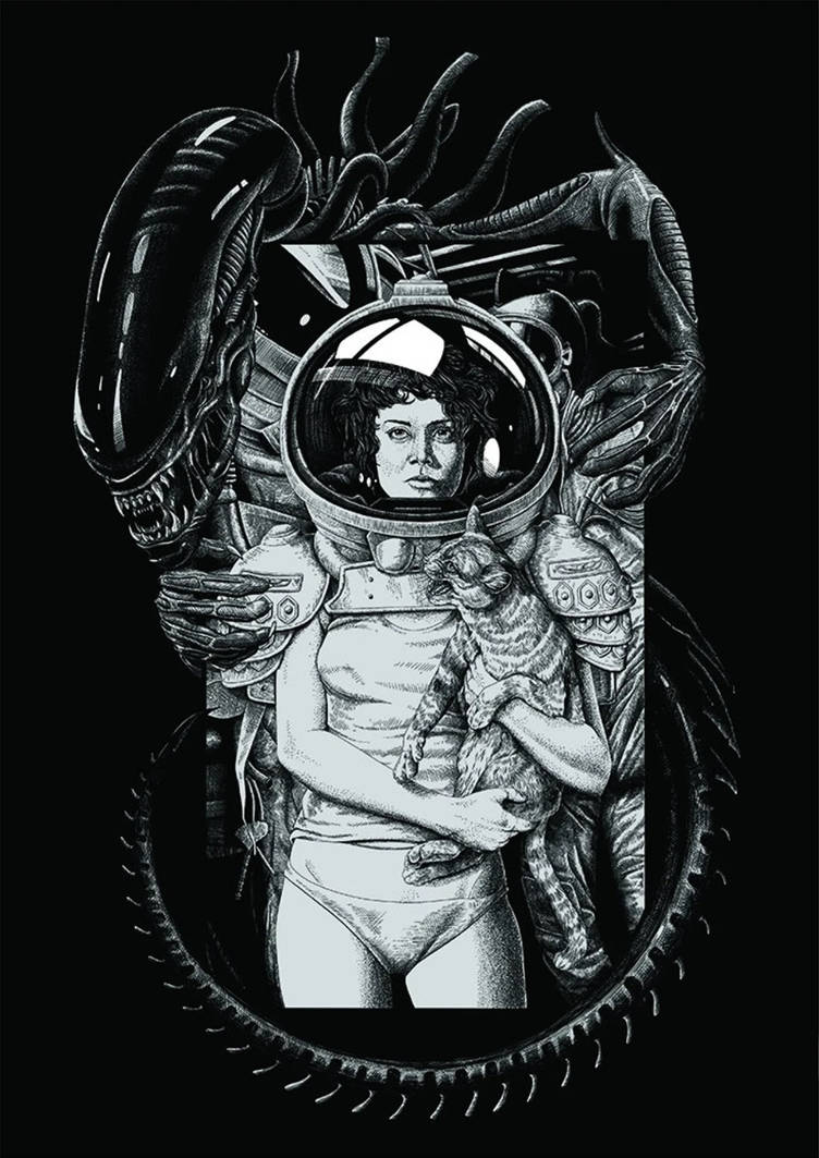 Ripley And The Alien By Matuta2002 On Deviantart