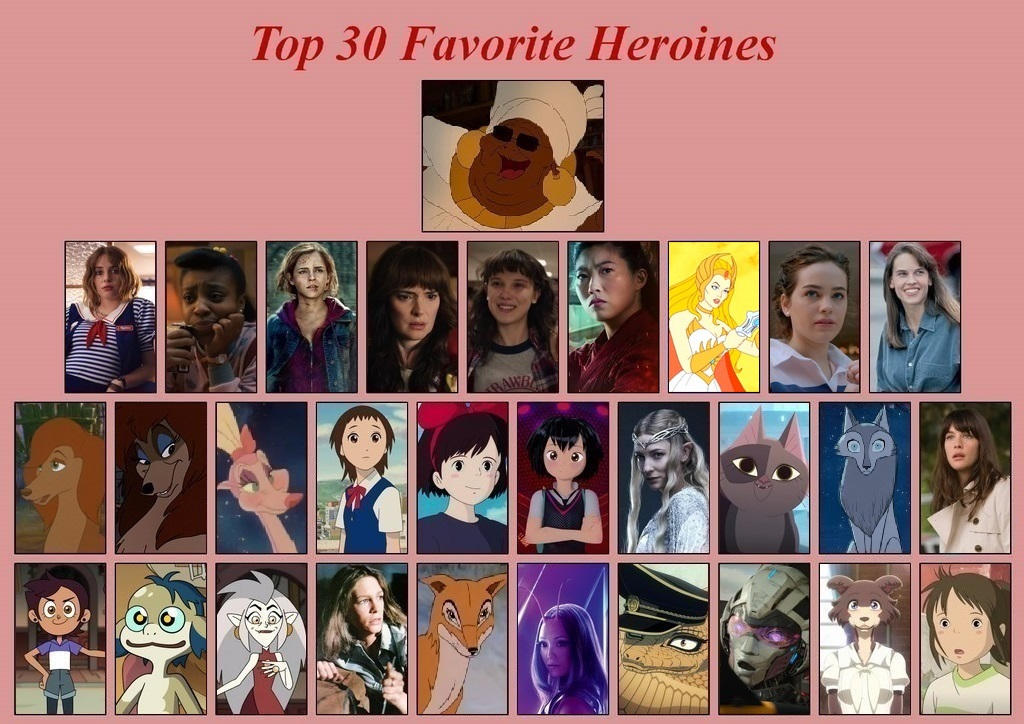 My Top 30 Favorite Heroines 02 by matuta2002 on DeviantArt