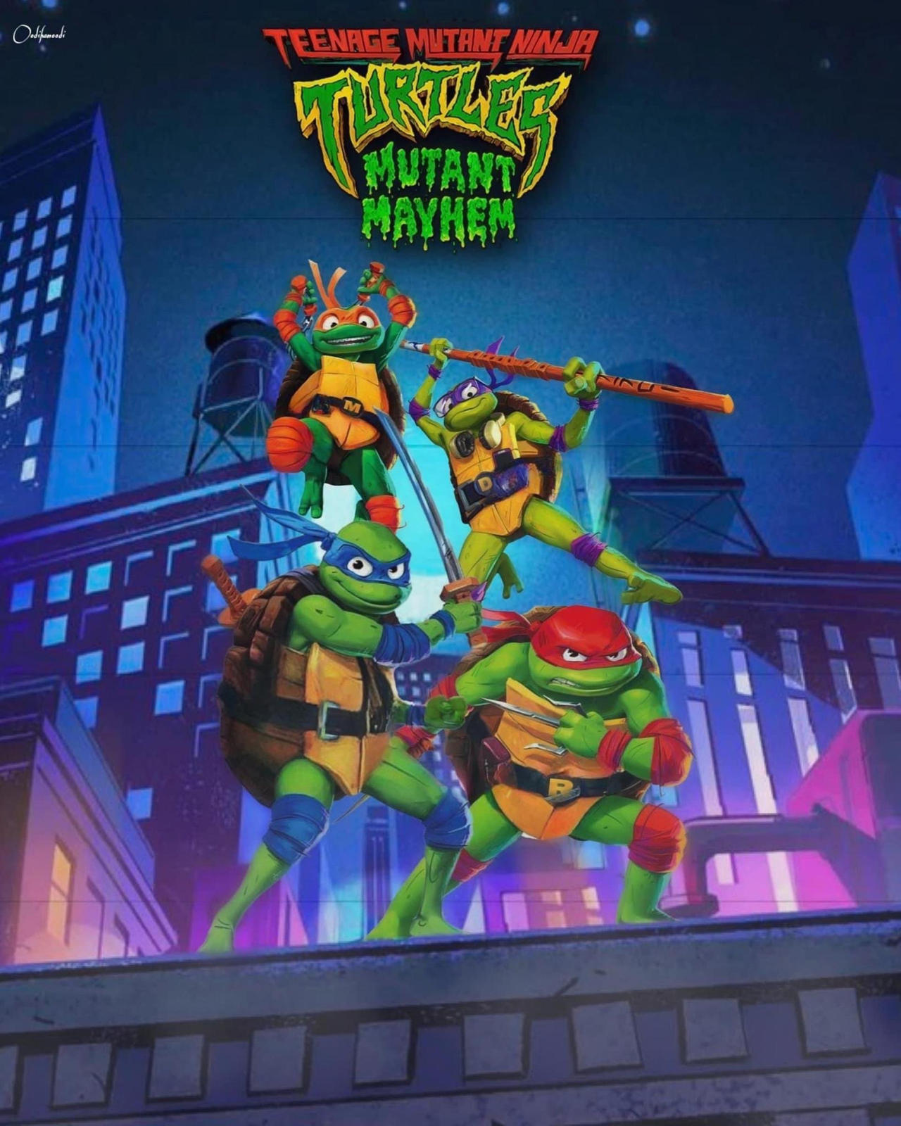 TMNT: Mutant Mayhem Poster by matuta2002 on DeviantArt