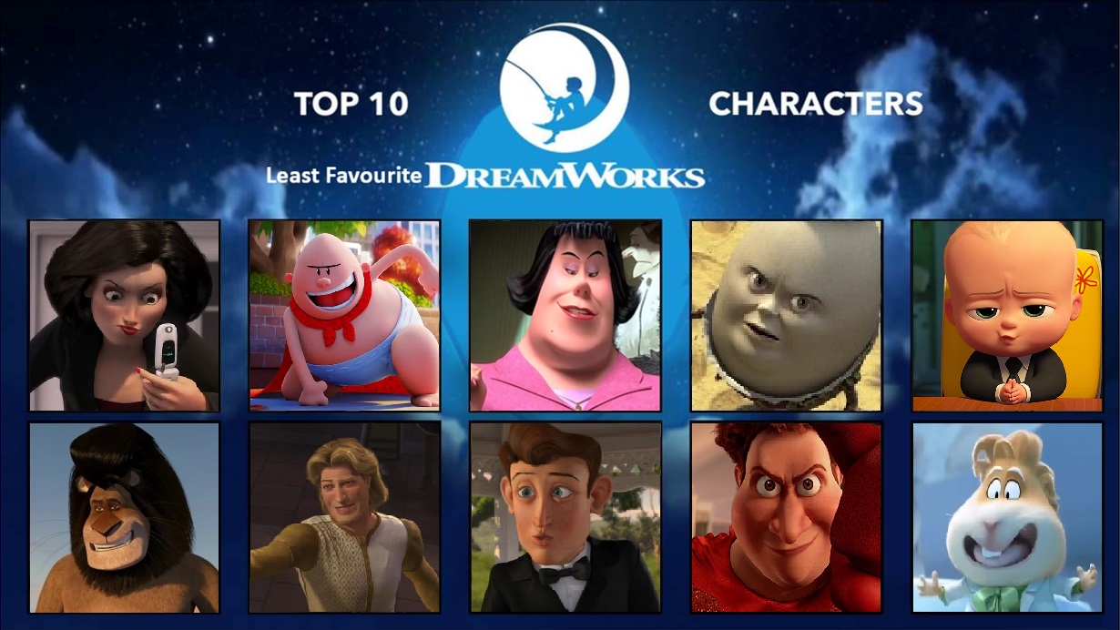 Dreamworks Creating Characters My Top 10 LF Dreamworks Characters by matuta2002 on DeviantArt