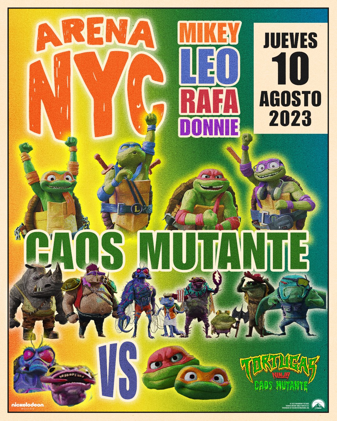 Tortugas Ninja: Caos Mutante (Poster) by matuta2002 on DeviantArt