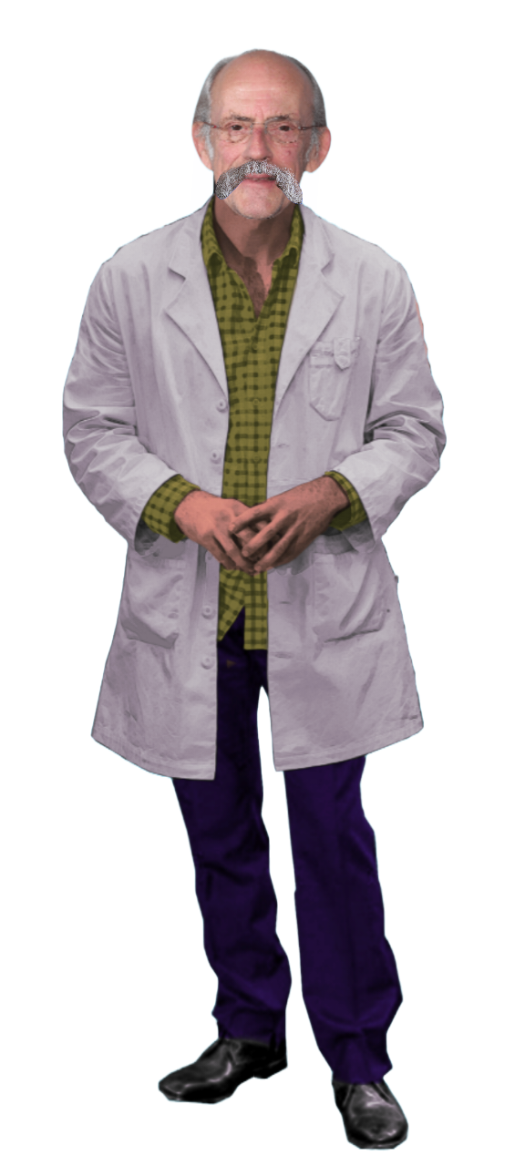 Gerald Robotnik (Christopher Lloyd) - Transparent by matuta2002 on ...