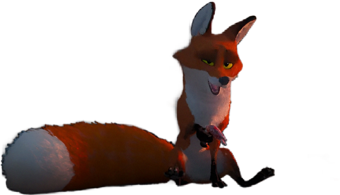 Fox Helping Roz Fink the Fox (TWR) - Transparent 01 by matuta2002 on DeviantArt