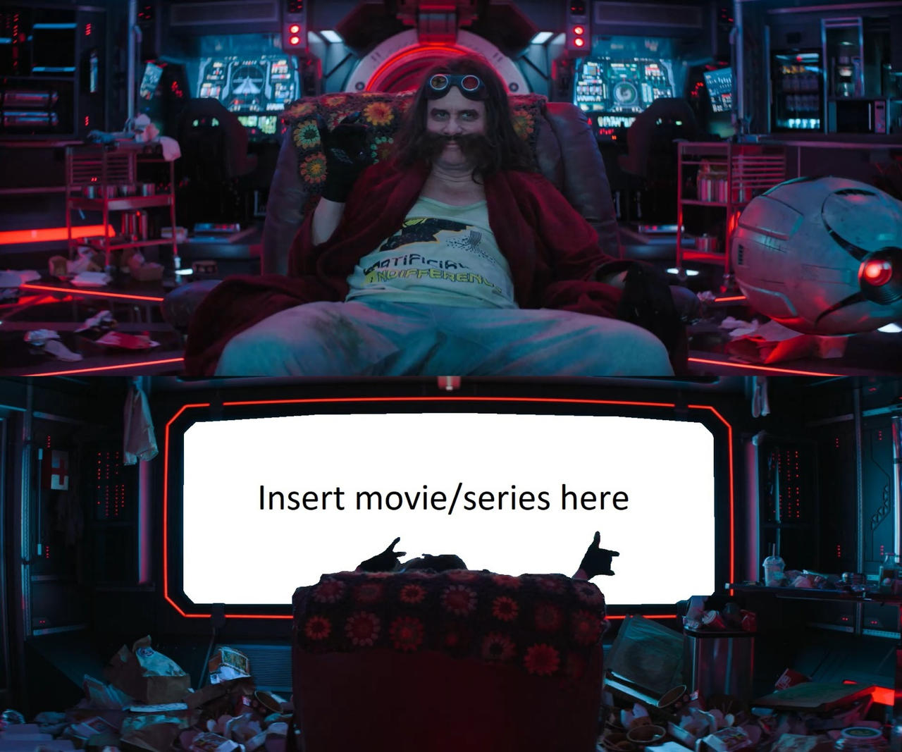 Dr. Robotnik watching What (Meme Template) by matuta2002 on DeviantArt