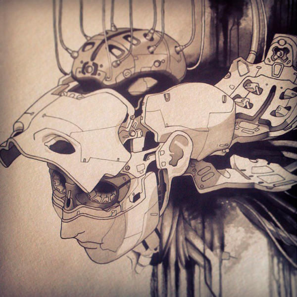 images Ghost In The Shell Art Style ghost in the shell fan art painting by