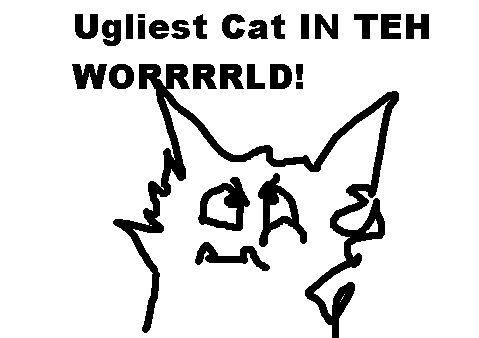 Ugliest Cat In Teh World.