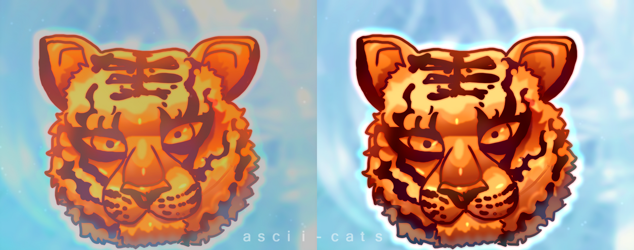 Tiger Practice by ascii-cats on DeviantArt