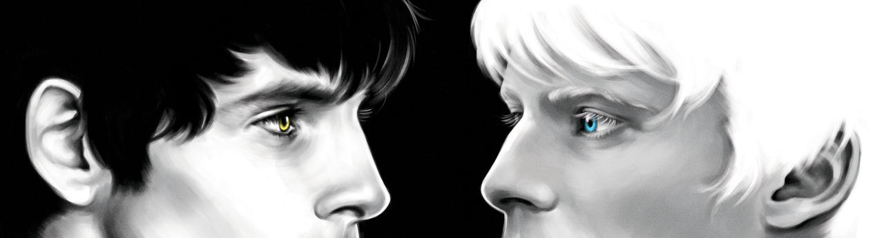 Merlin + Arthur by whimsycatcher on DeviantArt