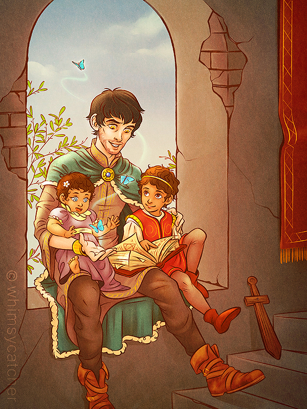 Merlin Description Merlin and the Little Pendragons by whimsycatcher on DeviantArt