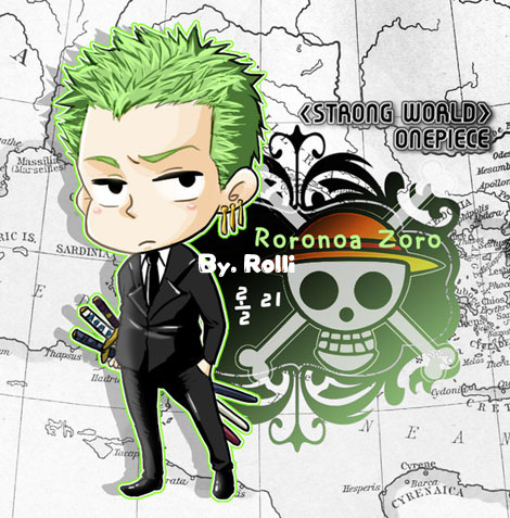 Zoro in Black Suite