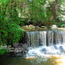 waterfall at king's dominion