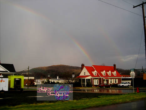 rainbow and the red house