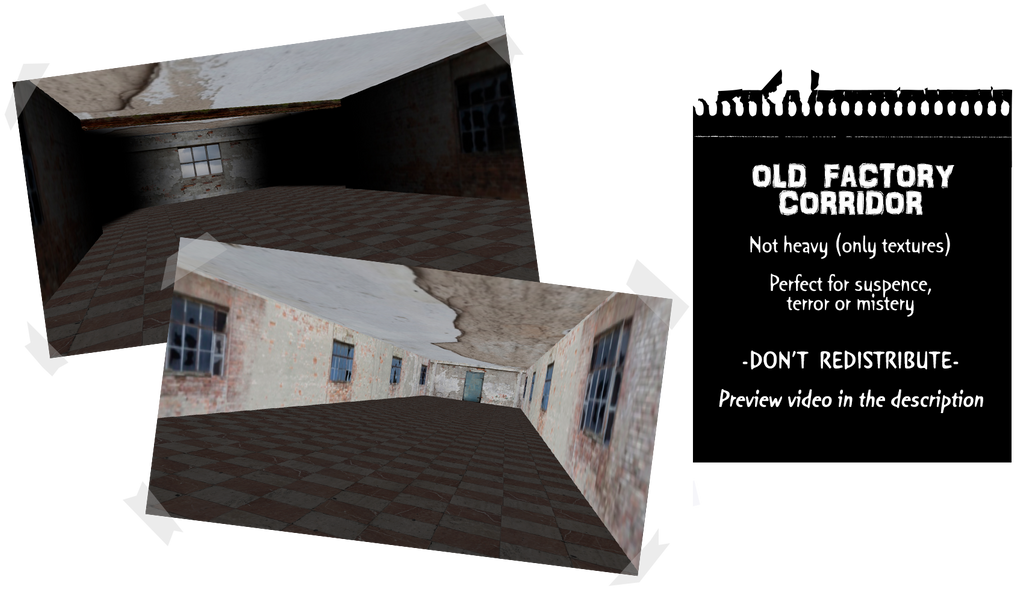 MMD Old factory corridor stage by IgnisDraconi on DeviantArt