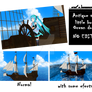 MMD Antique ship, little boat and ocean dome