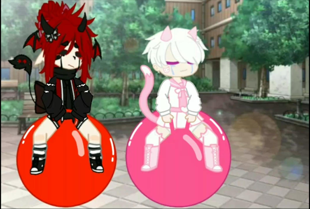 Bounce Ball Deviantart Devil girl and cute boy ride bounce ball by BIASAGABUT on DeviantArt