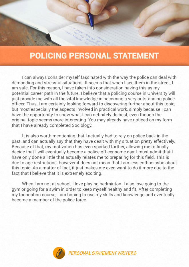 Police Personal Statement Sample by sopforgraduateschool on DeviantArt