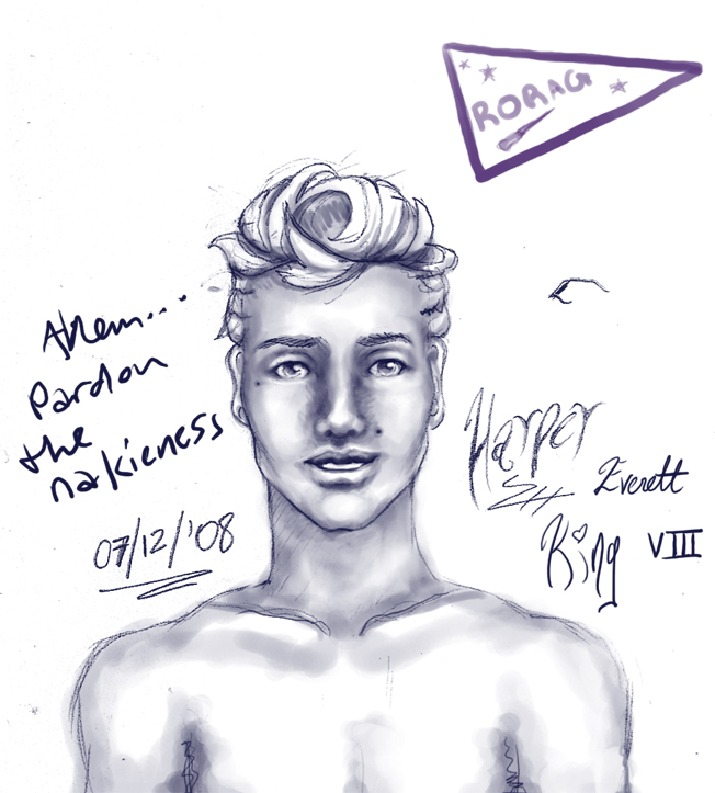 rorag: naked harper by FoxyRepublic