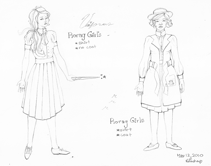 rorag: uniforms girls skirts by FoxyRepublic