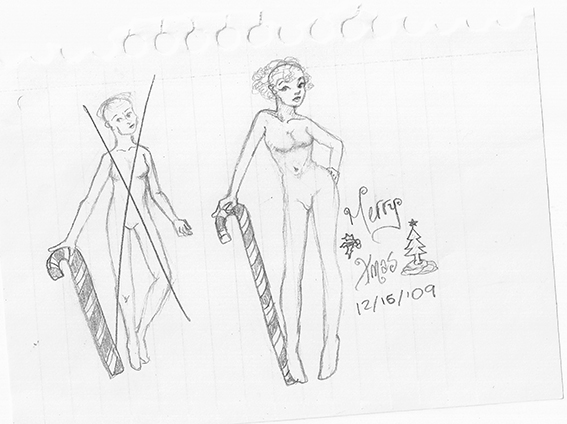base: Jenny Lane sketch by FoxyRepublic