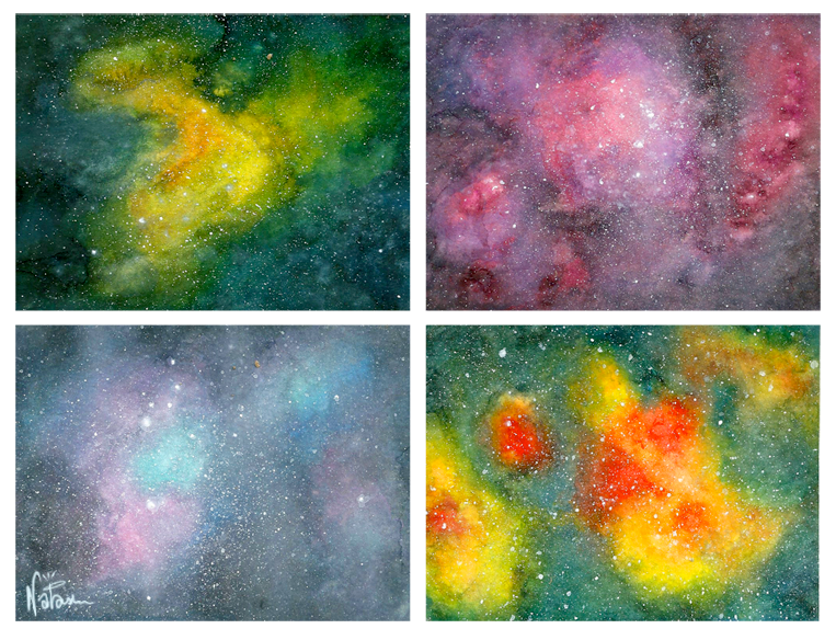 Mini Galaxies by FoxyRepublic