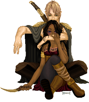 Angie and Illyad: Rorag 8D by FoxyRepublic