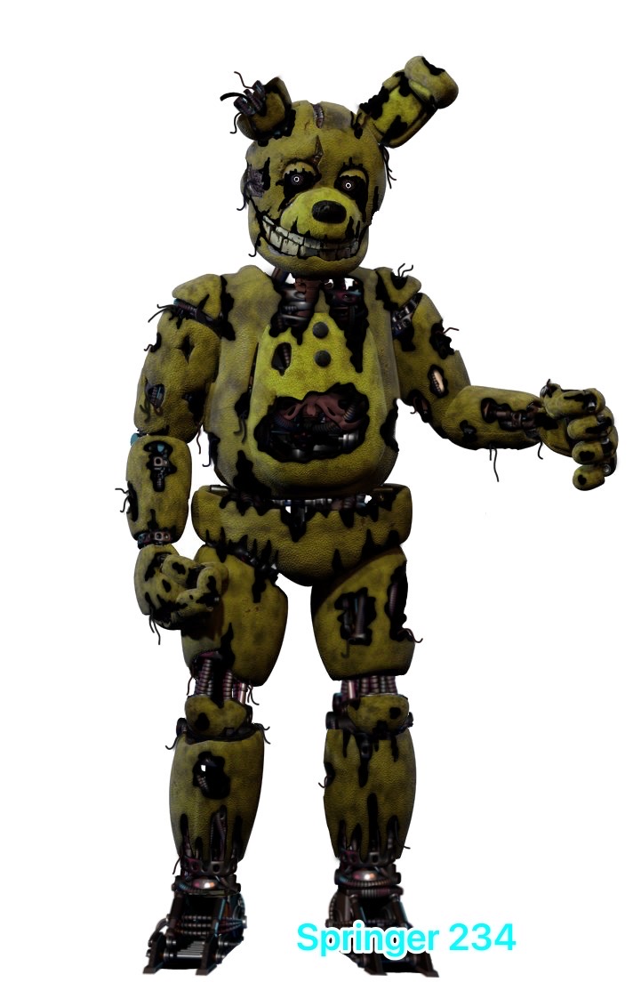 Movie Springtrap full body by springer234 on DeviantArt