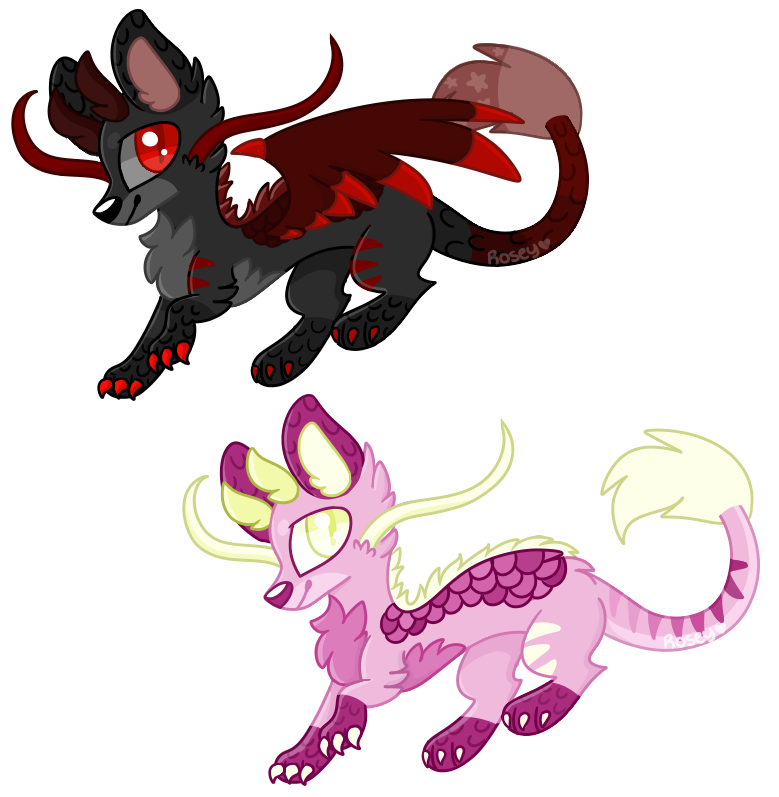 Fox Dragon Adoptables set price closed