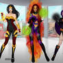 DC Titans - Wonder Girl,Starfire,Raven (Redesigns)