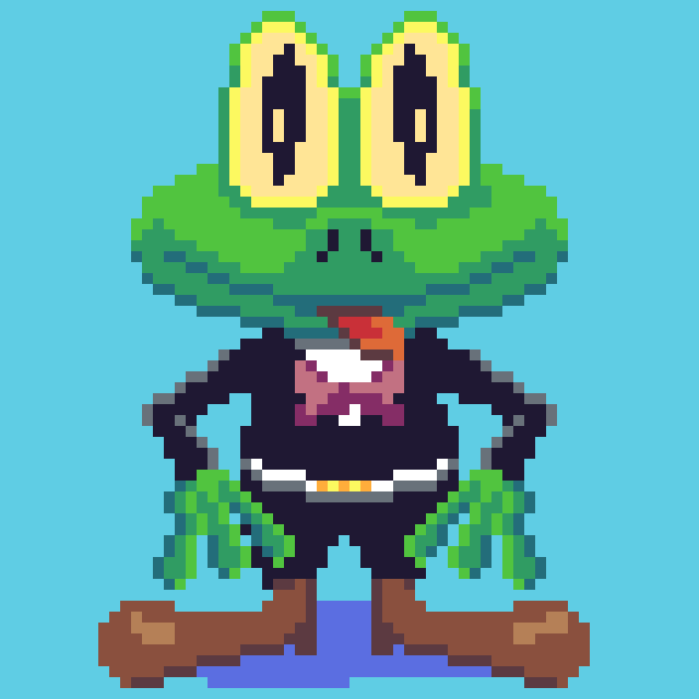 Frog gentleman 64X64 by SuchANameS on DeviantArt