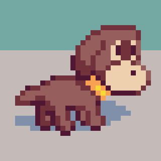 Dog in pixelart 32x32 by SuchANameS on DeviantArt