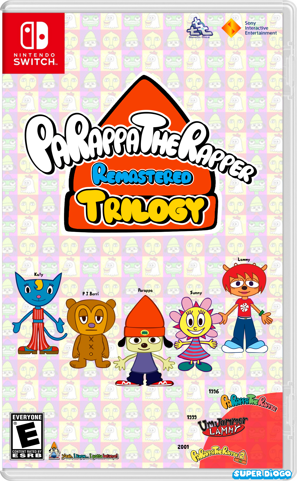 Parappa Rapper Remaster Trilogy Nintendo Switch by SuperDiogoArt on ...