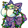 :XmasLights Chibi Flower Buttdog: