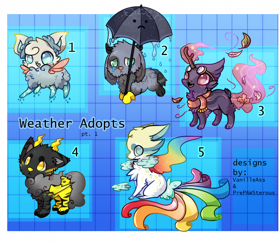 Mini Weather Deviantart :Weather Designs Up for Auction(Closed): by PrePAWSterous on DeviantArt
