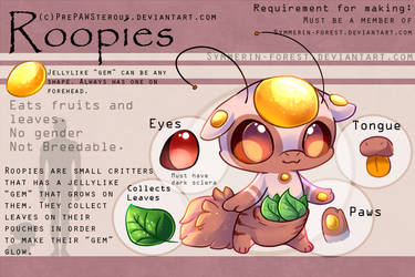 .:Roopies(open species) Species Ref:.