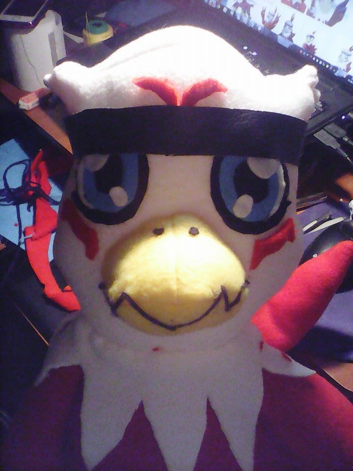 [Digimon Adventure 02]  Hawkmon plush WIP