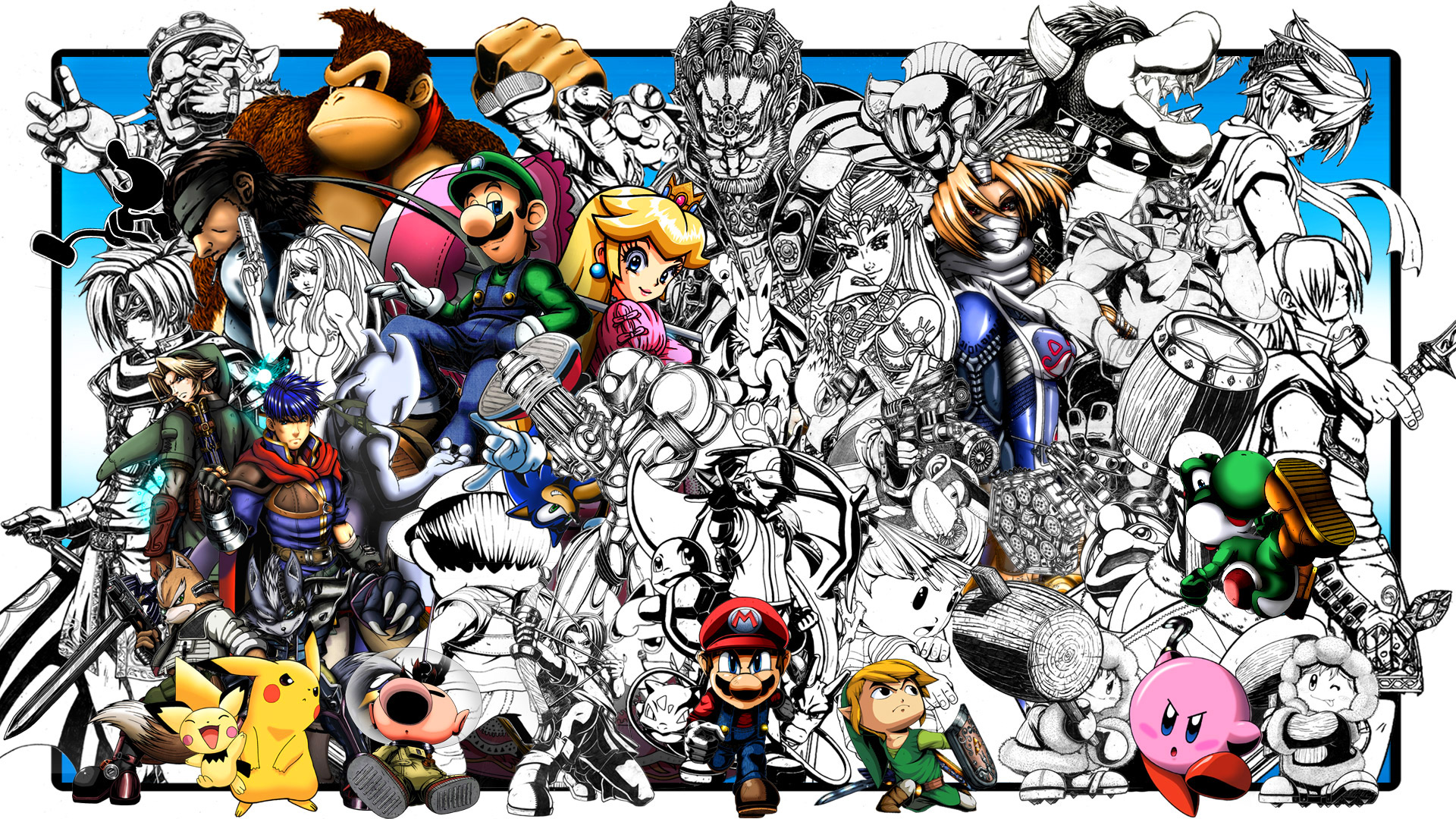 SUPER SMASH BROS TRIBUTE WIP