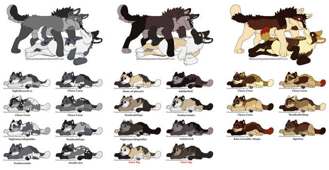 Pups from Breedable Couples