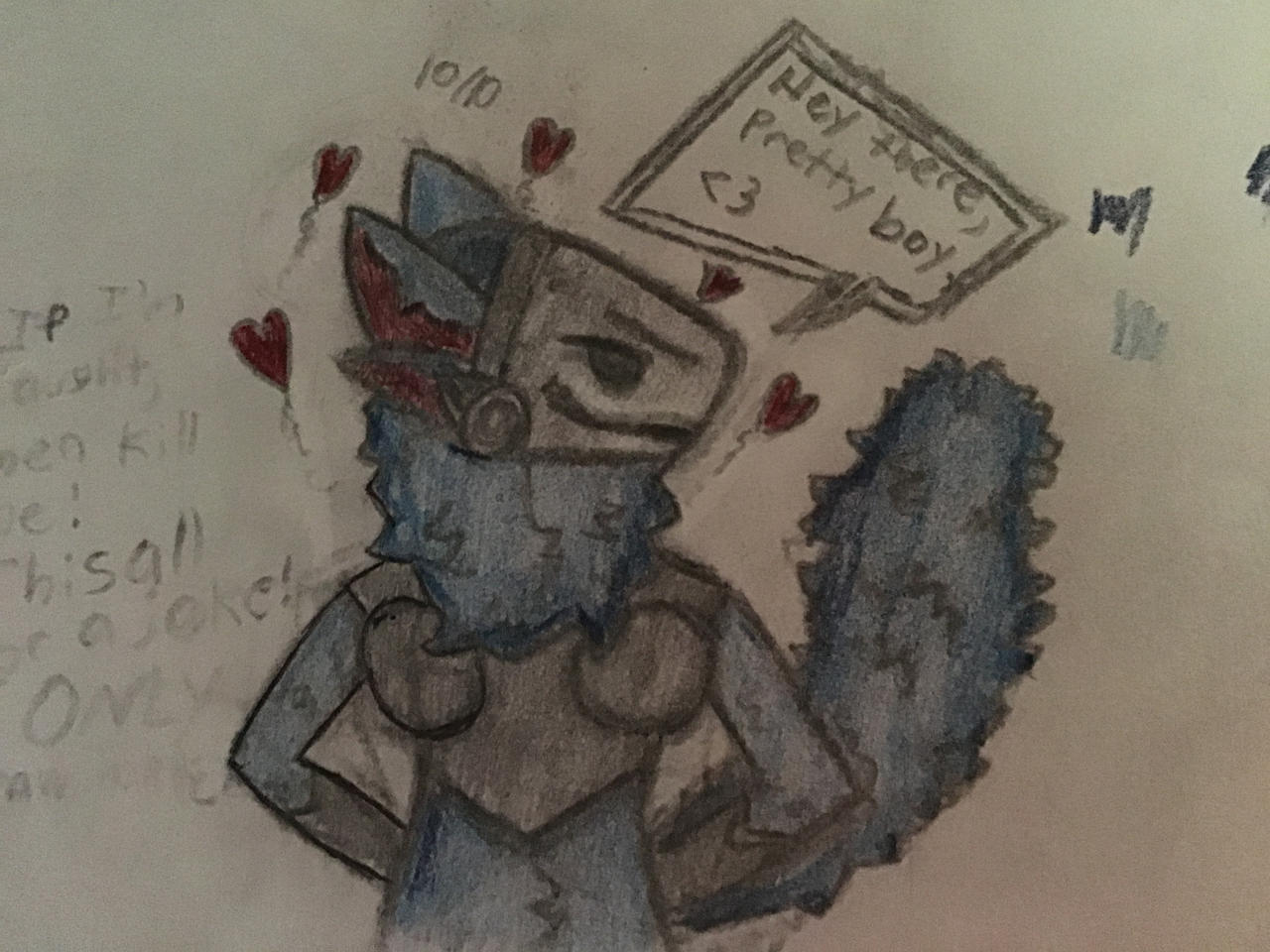 Female Protogen Blue Female Protogen by AvroPablo on DeviantArt