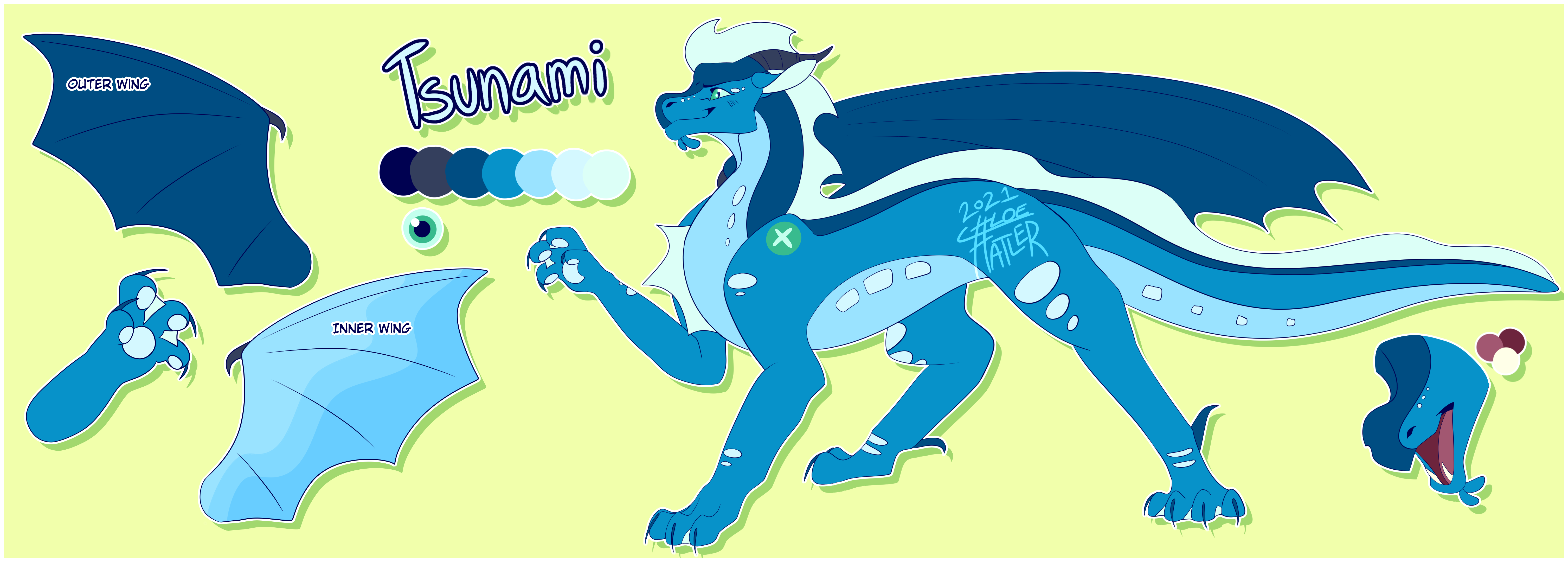 Tsunami Animation Reference Sheet (WoF) by ChloeHatler on DeviantArt