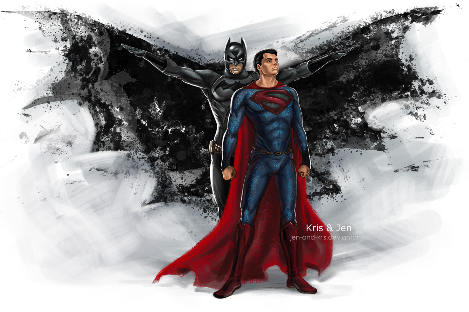 Batman and Superman by jen-and-kris on DeviantArt