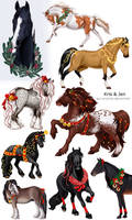 Commission.Horse Christmas Dekor