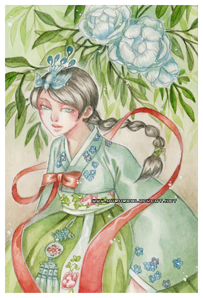 Hanbok -watercolors-