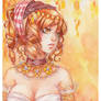 Gold -watercolors-