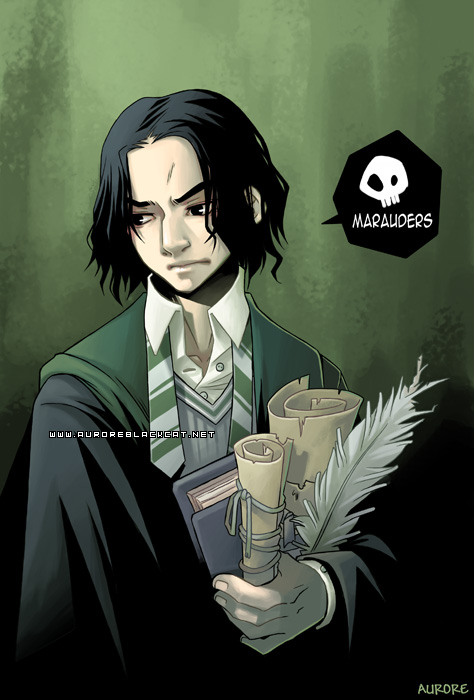 Snape Before Young Snape by auroreblackcat on DeviantArt