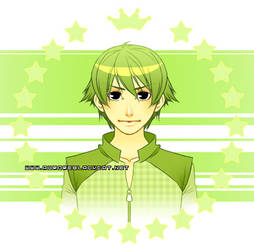 Green Mug - boy version - by auroreblackcat