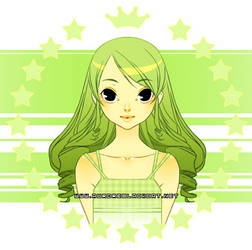 Green Mug - girl version - by auroreblackcat