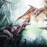 MHW watercolor painting #1