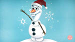 Santa Olaf from Frozen 2 by ZinyArt