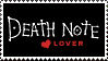 Death Note Lover Stamp by Re-Write