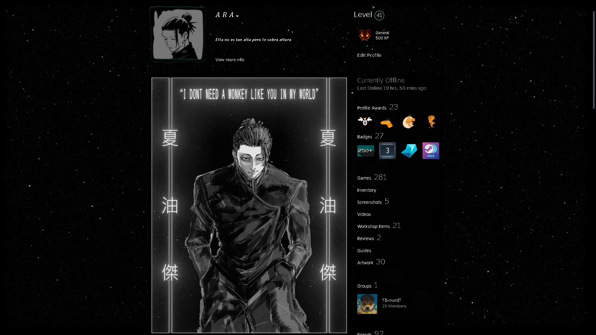 My steam profile artwork, add me if you feel like it ! trying to